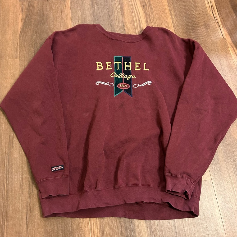 Vintage Bethel College Crewneck XXL
